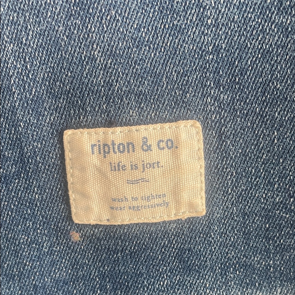 Blue Denim Jumpsuit - Picture 2 of 8